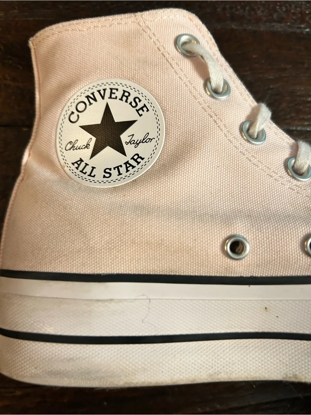Converse Chuck Taylor All Star Lift Platform Sneaker- Light Pink